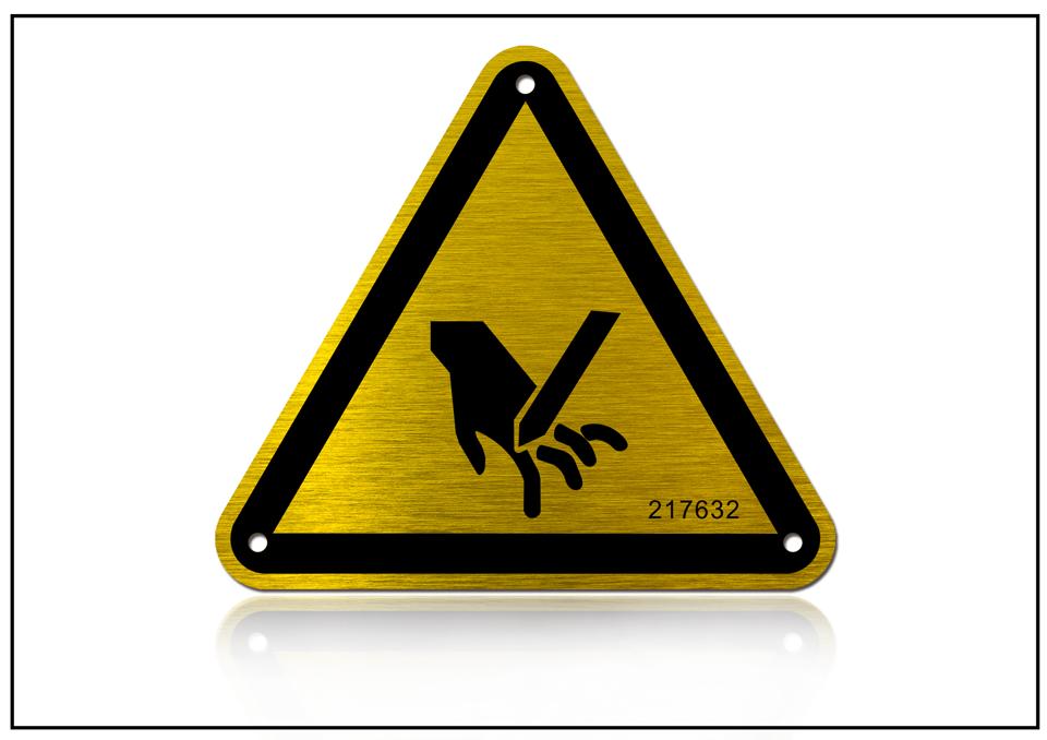 當心壓手銘牌標牌