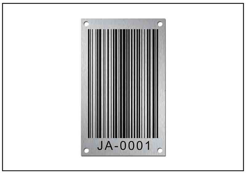 金屬條形碼銘牌標牌