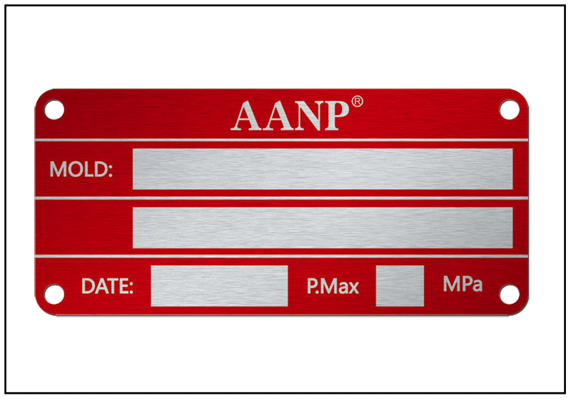設(shè)備防偽鋁合金銘牌標牌