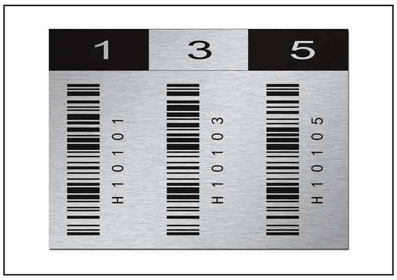 金屬條碼銘牌標牌