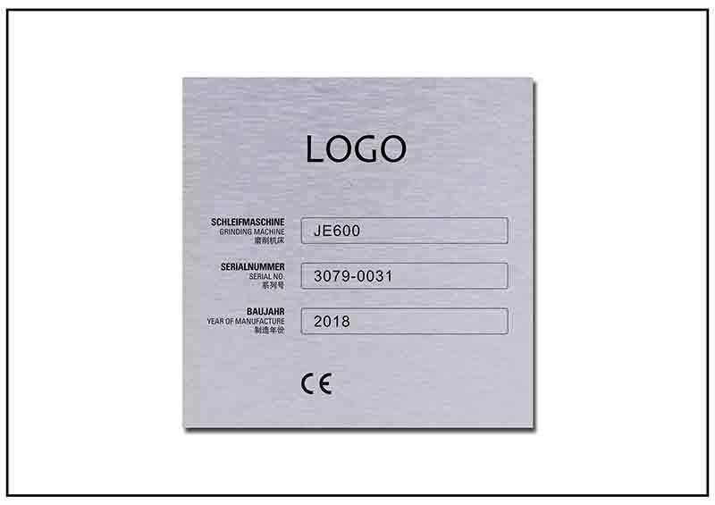 機床銘牌標牌